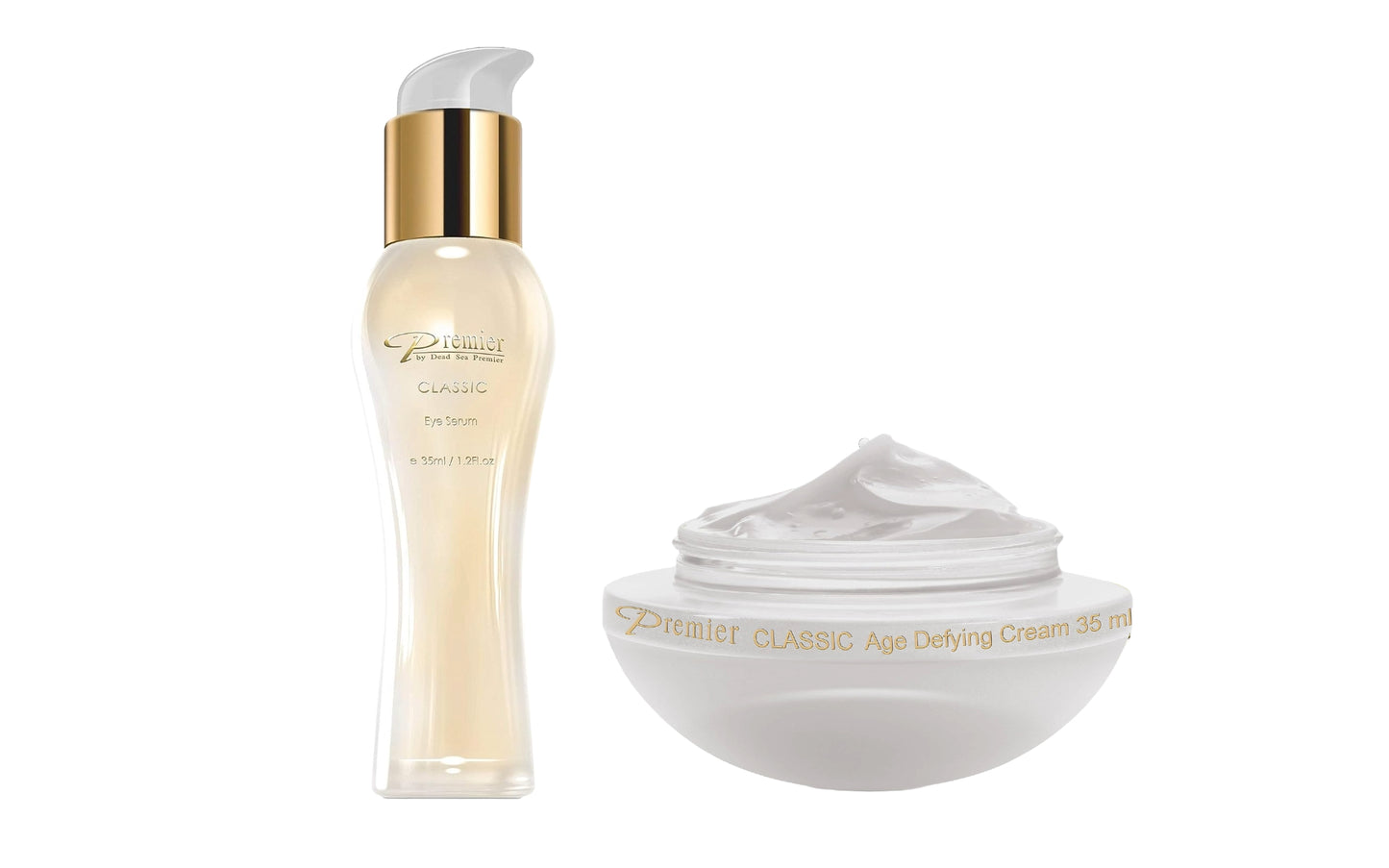Anti Aging Firming & Smoothing Eye Cream & Eye Serum Duo