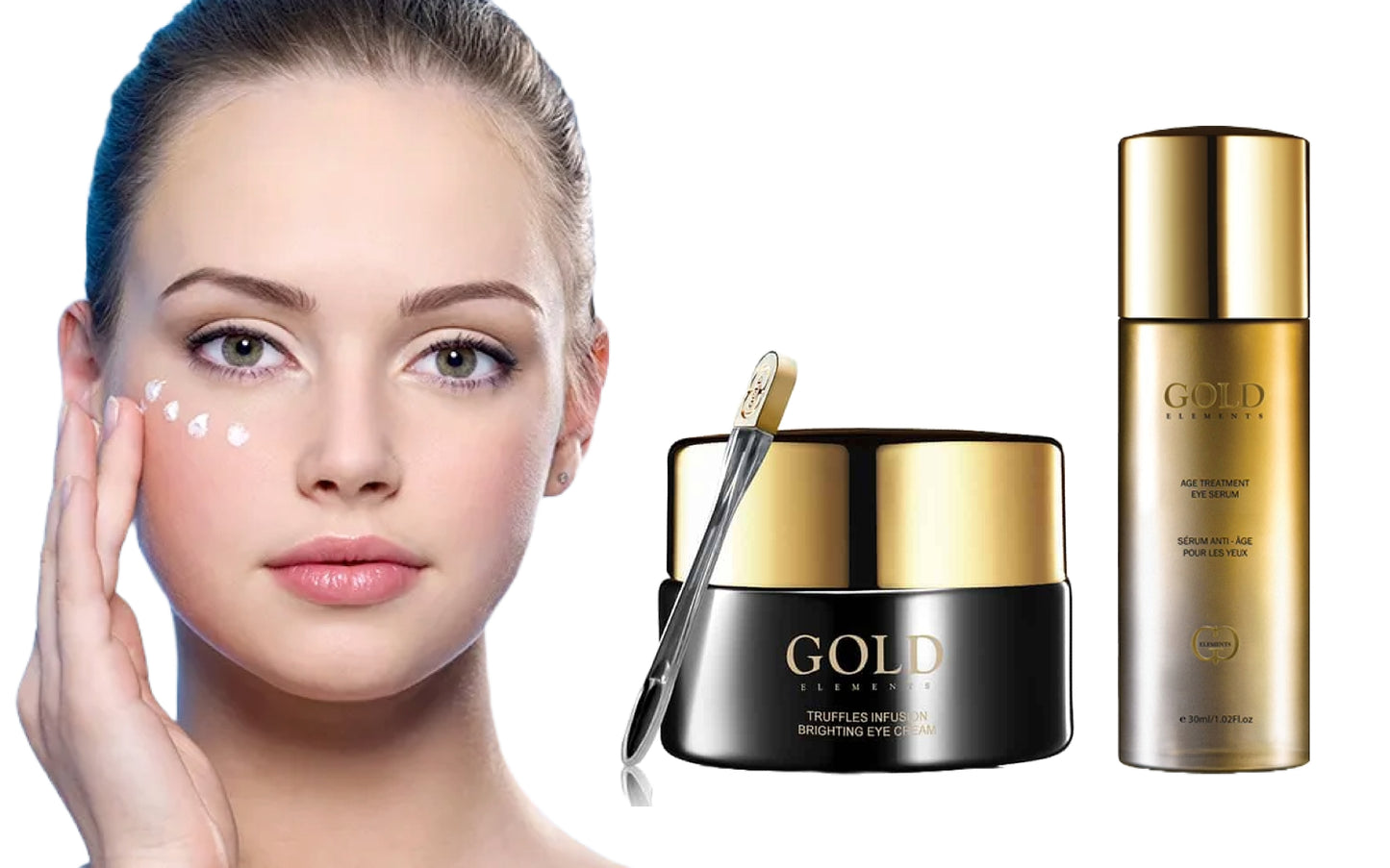24K & Truffle Infusion Eye Treatment Bundle - Brightening Eye Cream & Eye Serum