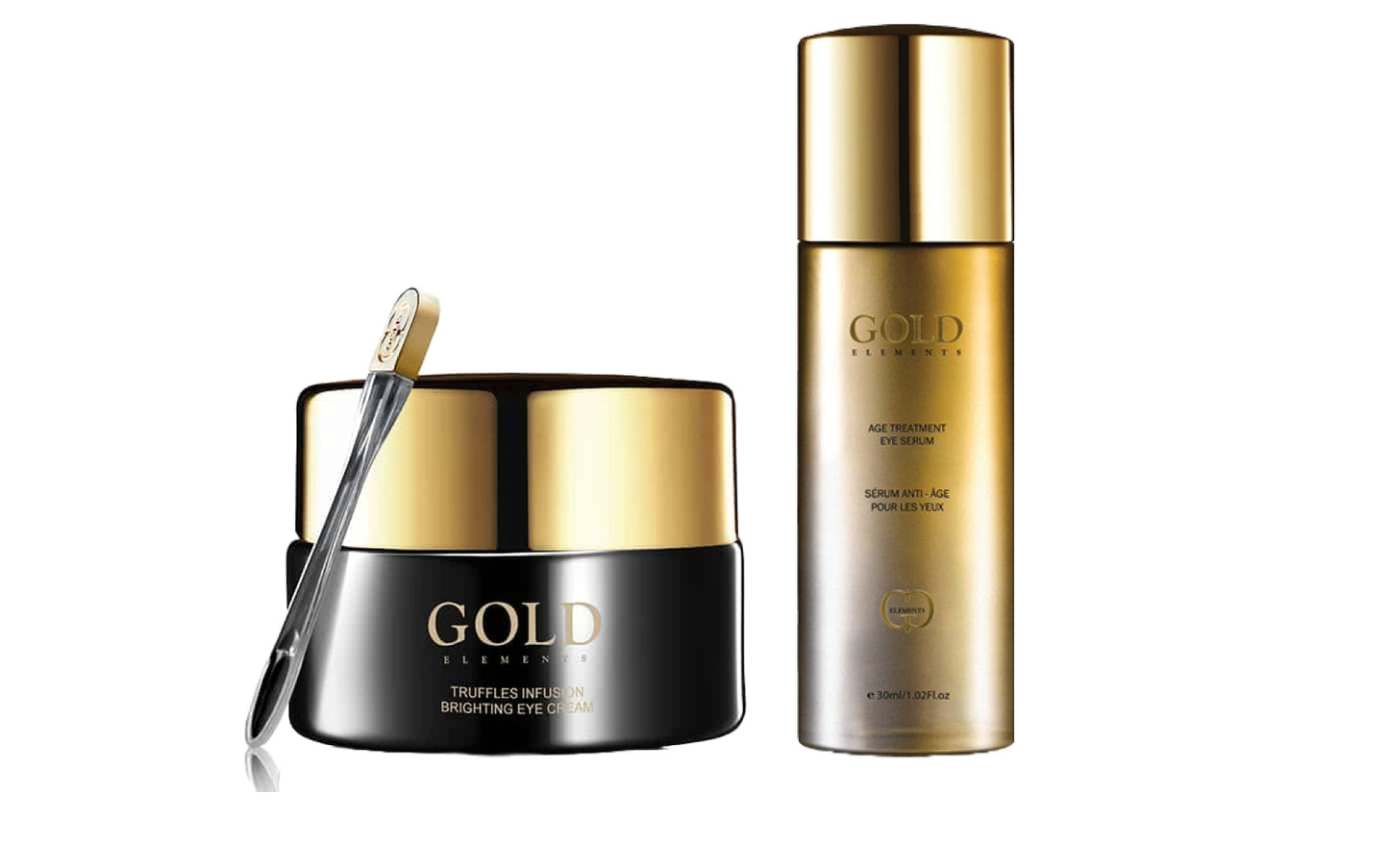 24K & Truffle Infusion Eye Treatment Bundle - Brightening Eye Cream & Eye Serum