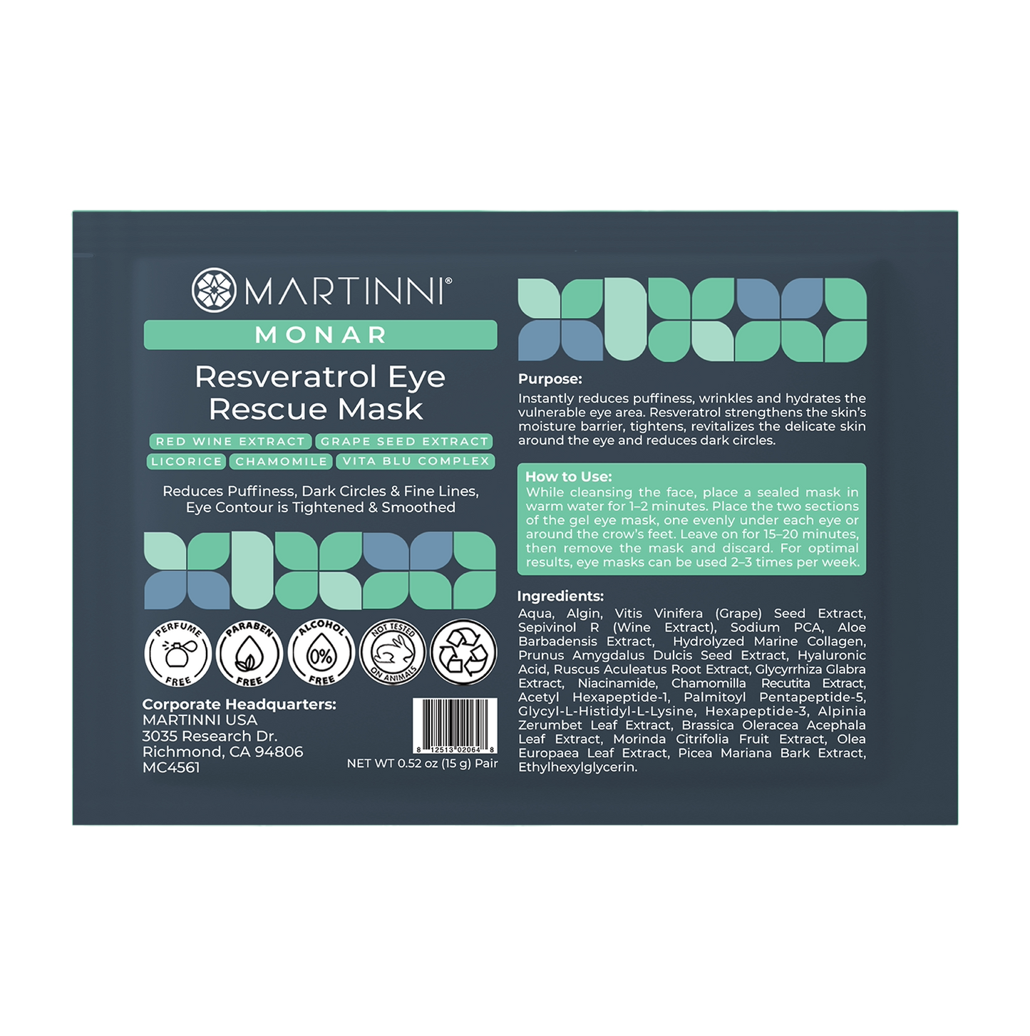 Resveratrol Eye Rescue Mask