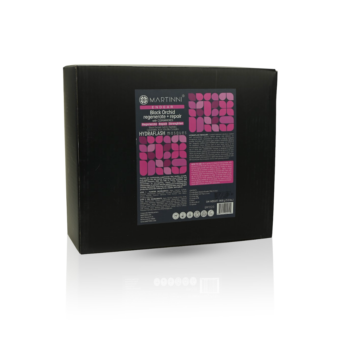 Black Orchid Regenerate + Repair Hydraflash masque (100g Powder/1000g Gel)