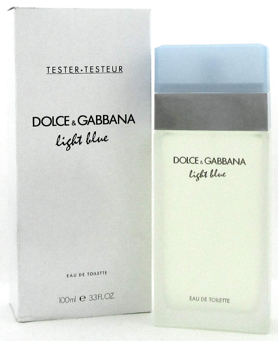 Dolce & Gabbana Light Blue for Women Eau De Toilette Spray, 3.3 Ounce (Tester/Plain Box)