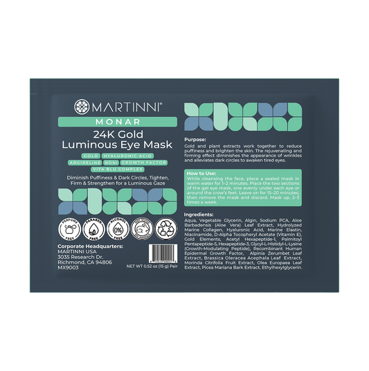 24K Gold Luminous Eye Mask 0.52 oz / 15g